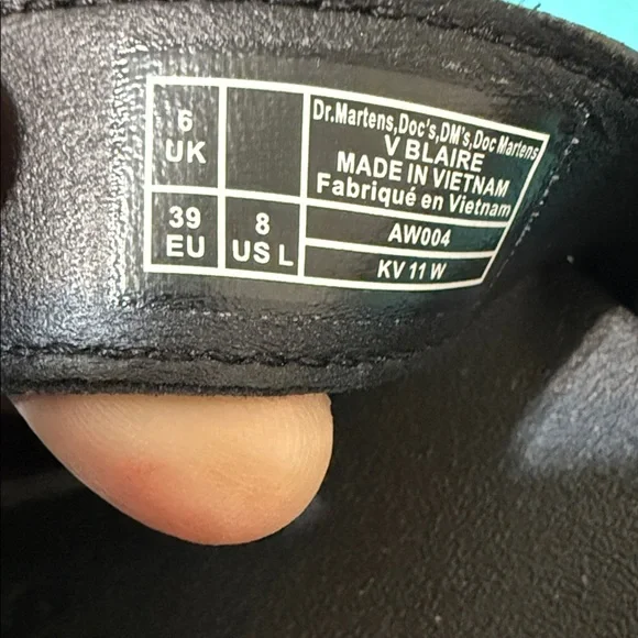 Dr. Martens Black Strappy Sandals with Yellow Accents - Picture 7 of 7